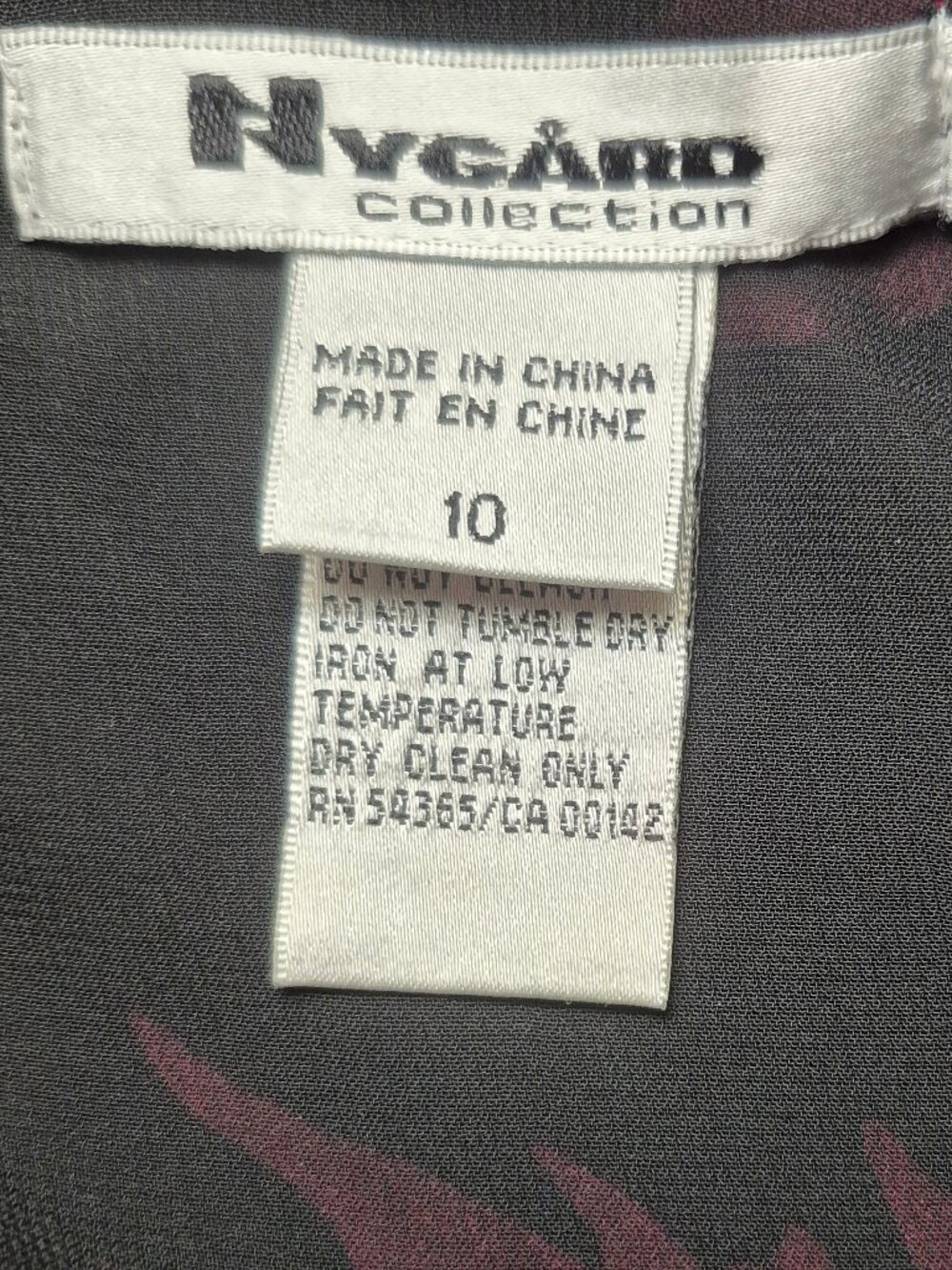 100% Silk Skirt. Nygard. Size 10. Floral - Picture 6 of 7